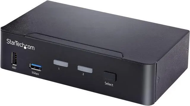 Main image of StarTech USB C KVM Switch 2 Port DisplayPort SV231DPUCA