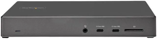 Alt view image 4 of 14 - StarTech USB C Multiport Adapter HDMI VGA USB A USB C Ports 100W PD DKT30CHVSDPD