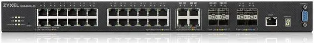Alt view image 5 of 7 - ZyXEL 28-port GbE L3 Managed Switch with 4 SFP+ Uplink