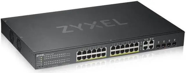 Main image of Zyxel GS1920-24HPv2 - Switch - smart - 24 x 10/100/1000 (PoE+) + 4 x combo Gigabit SFP + 4 x 10/100/1000 - rack-mountabl