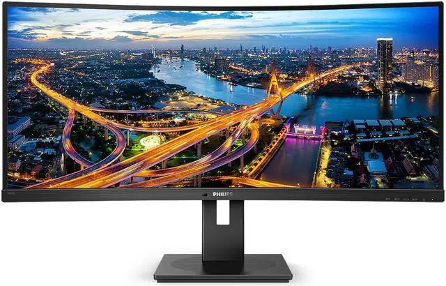 Alt view image 2 of 4 - Philips B Line 345B1C - LED monitor - curved - 34" - 3440 x 1440 WQHD - VA - 300 cd/m? - 3000:1 - 5 ms - 2xHDMI, Display