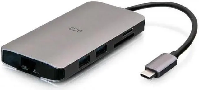 Alt view image 16 of 16 - C2G 54458 100W USB-C Mini Docking Station