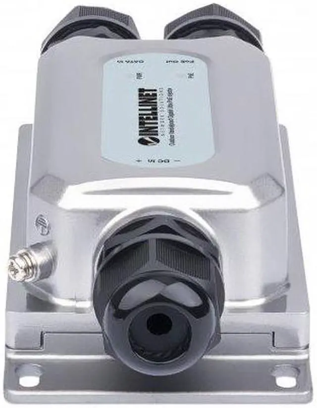 Alt view image 4 of 6 - Intellinet Outdoor Vandalproof Gigabit PoE++ Injector, One 60 W Port, IEEE 802.3bt (4PPoE) Compliant, IP67 Waterproof, IK10 Vandalproof, Metal Housing