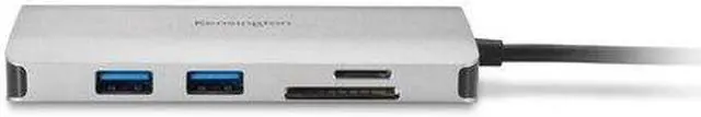Alt view image 18 of 20 - Kensington 5-Port USB Type C Mobile Driverless Hub - Black, Silver