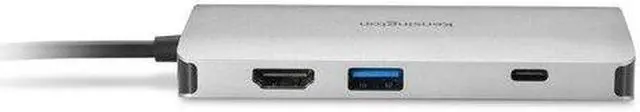 Alt view image 19 of 20 - Kensington 5-Port USB Type C Mobile Driverless Hub - Black, Silver