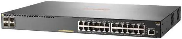 Alt view image 2 of 2 - HPE Aruba 2930F 24G PoE+ 4SFP+ - switch - 24 ports - managed - rack-mountable JL255A