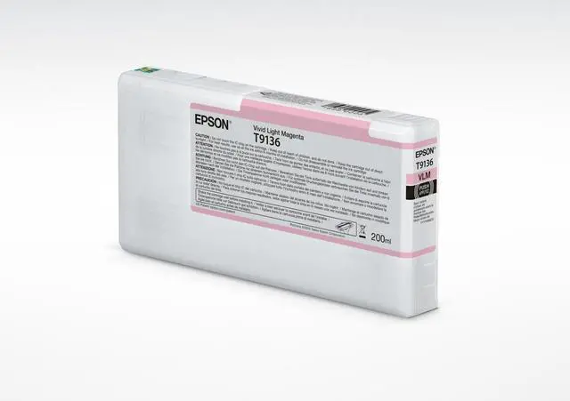 Alt view image 7 of 7 - Epson Ultrachrome Hd T913600 Ink Cartridge - Vivid Light Magenta