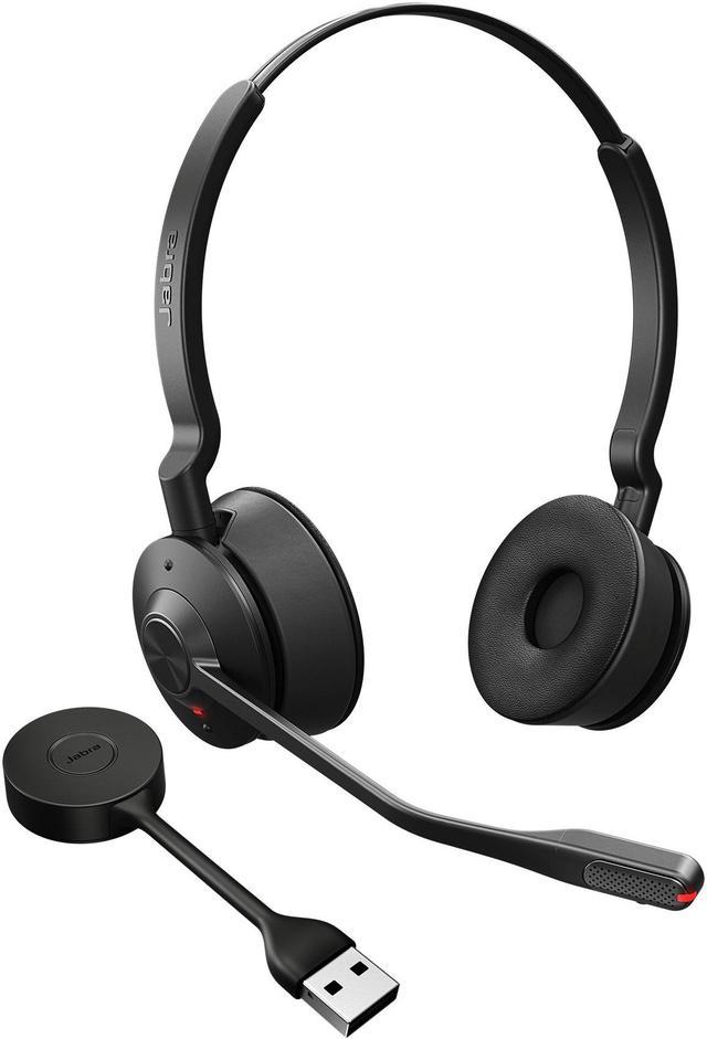 55 Evolve2 USB-C - - black Headset wireless Bluetooth cancelling - UC active - noise Stereo - on-ear - with - Jabra - ch