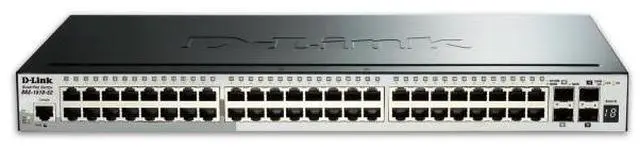 Alt view image 11 of 20 - D-LINK BUSINESS DGS-1510-52X SmartPro 48Port Gigabit Switch