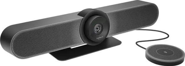 Alt view image 9 of 11 - Logitech Expansion Mic for MeetUp, Plug-and-Play, Indicator Lights, Microphone Type Mono, Wideband, Noise Canceling, PC/Mac/Laptop/Macbook/Tablet - Black