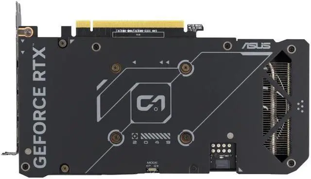 Alt view image 11 of 11 - ASUS Dual GeForce RTX 4060 OC Edition 8GB GDDR6 (PCIe 4.0, 8GB GDDR6, DLSS 3, HDMI 2.1a, DisplayPort 1.4a, 2.5-Slot Design, Axial-tech Fan Design, 0dB Technology, and More)