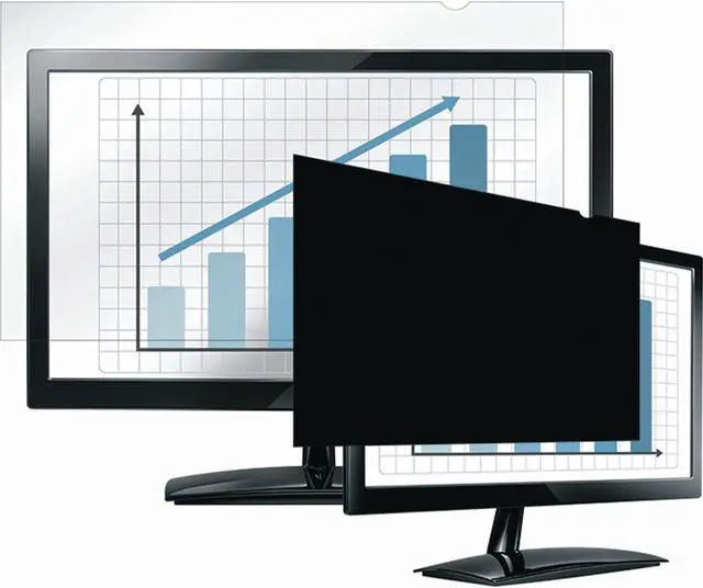 Alt view image 2 of 18 - Fellowes Privascreen™ Blackout Privacy Filter - 24.0" Wide