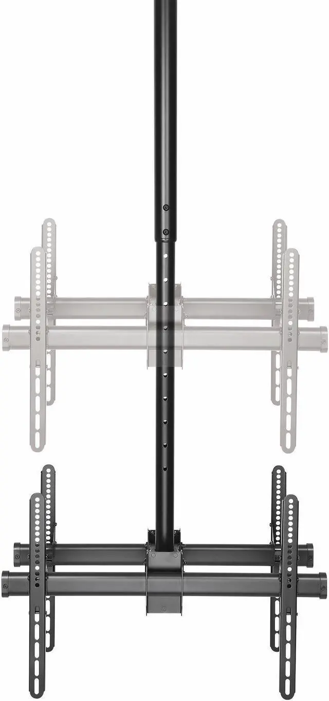 Alt view image 6 of 6 - StarTech Dual Back to Back 32" to 75" Displays Ceiling Mount Max 99lbs FPCEILBTB