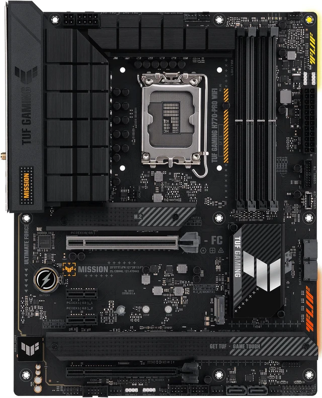 Alt view image 2 of 7 - ASUS Mainboard TUF GAMING H770-PRO WIFI - ATX - Socket LGA1700 - Intel H770