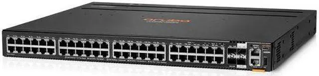 Alt view image 2 of 2 - Aruba 6200M 48G 4SFP+ Switch - 48 Ports - Manageable - 10 Gigabit Ethernet, Gigabit Ethernet - 10/100/1000Base-T, 10GBase-X - 3 Layer Supported - Modular - 56 W Power Consumption - Optical Fiber, Twis
