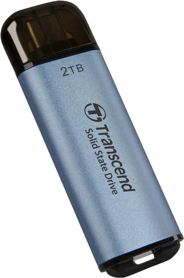 Alt view image 2 of 2 - Transcend 2TB  ESD300 Portable SSD USB Type-C Sky Blue Model TS2TESD300C