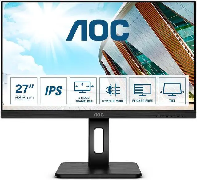 Main image of AOC Q27P2Q - LED monitor - 27"