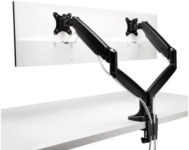 Alt view image 12 of 13 - Kensington SmartFit Height Adjustable Dual 13"-32" Monitor Arm K59601WW