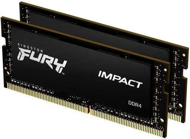 Alt view image 3 of 10 - Kingston FURY Impact 32GB (2x16GB) 2666MHz DDR4 CL15 Laptop Memory Kit of 2 KF426S15IB1K2/32