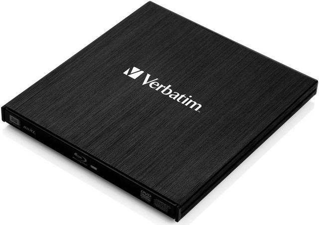 Verbatim External Slimline Blu-Ray DVD CD Writer USB 3.0 outlets M-Disc Ready Compatible