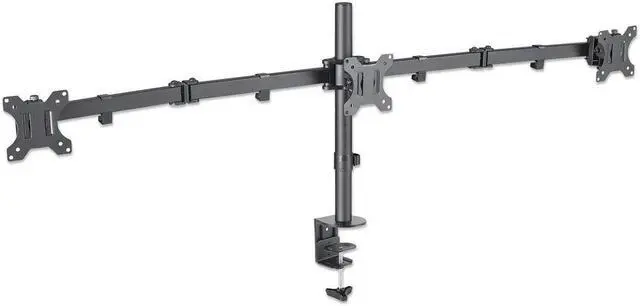 Alt view image 3 of 6 - TV/MONITOR DESK MOUNT 3 SCREENS