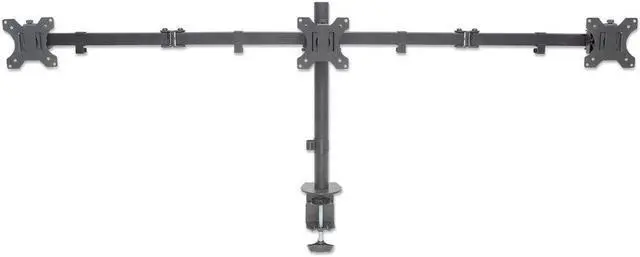 Alt view image 4 of 6 - TV/MONITOR DESK MOUNT 3 SCREENS
