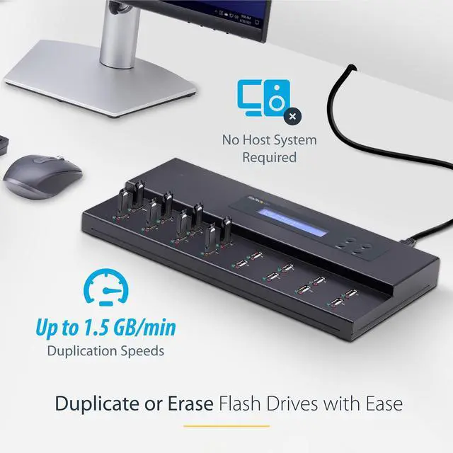 Alt view image 4 of 15 - StarTech.com USBDUPE115 USB Duplicator, 1:15, USB Flash Drives, Flash Drive Duplicator