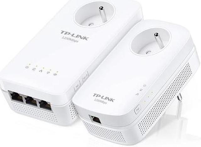 TP-Link TL-WPA8631P KIT PLC Powerline Red Eléctrica AV1000 + WiFi AC1300  Puerto Gigabit con