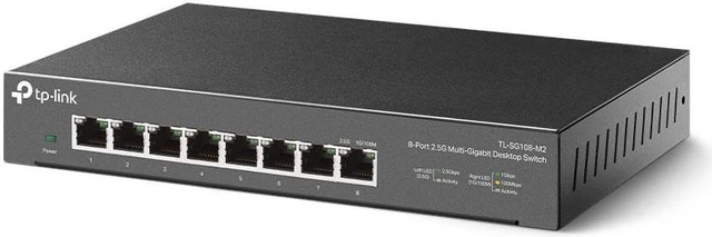Alt view image 2 of 4 - TP-Link TL-SG108-M2 - V1 - switch - 8 ports - unmanaged