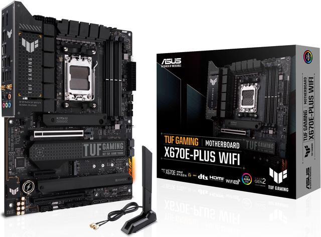 Main image of ASUS TUF GAMING X670E-PLUS WIFI - Motherboard - ATX - Socket AM5 - AMD X670E Chipset - USB 3.2 Gen 1, USB 3.2 Gen 2, USB