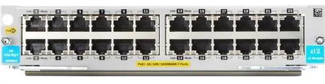 Alt view image 10 of 12 - Hpe 5400R 24-Port 10/100/1000Base-T Poe+ With Macsec V3 Zl2 Module