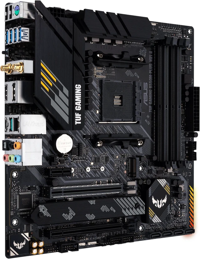 Alt view image 2 of 5 - ASUS TUF GAMING B550M-PLUS WIFI II - Motherboard - micro ATX - Socket AM4 - AMD B550 Chipset - USB-C Gen2, USB 3.2 Gen 1