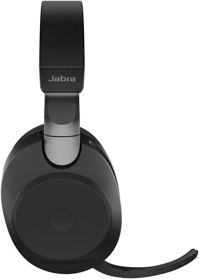 Alt view image 19 of 19 - Jabra Evolve2 85 UC Wireless Headphones with Link380a, Stereo, Black - Wireless Bluetooth Headset for Calls and Music, 37 Hours of Battery Life, Advanced Noise Cancelling Headphones