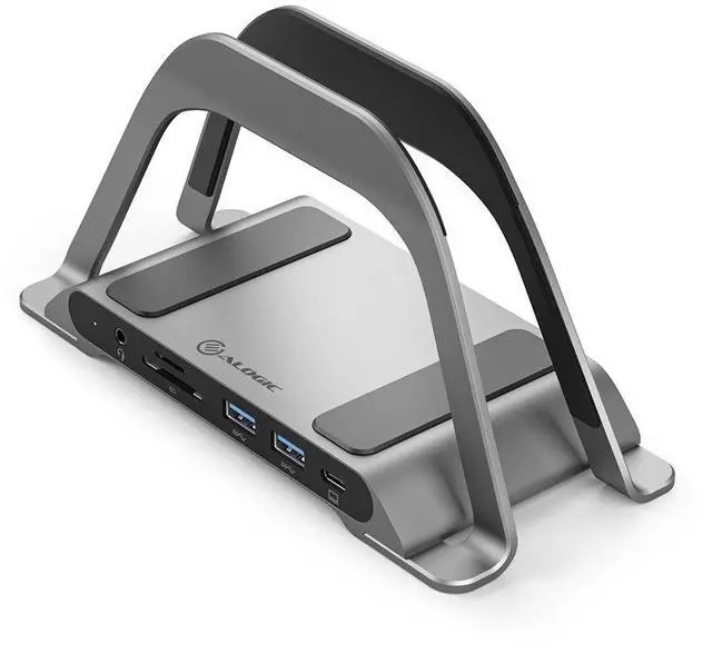 Alt view image 11 of 13 - ALOGIC Bolt Plus USB-C Docking Station with stand ALDHDLR