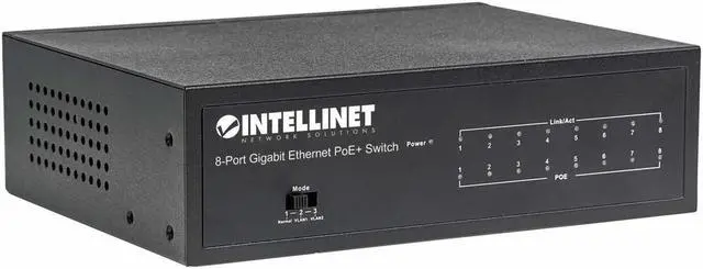 Alt view image 3 of 11 - POE PLUS GIGABIT SWITCH 8-PORT