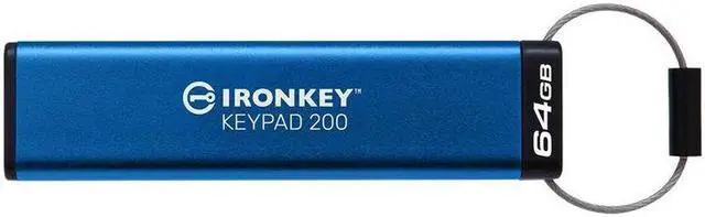 Alt view image 12 of 13 - Kingston IronKey Keypad 200 64GB USB 3.2 Gen 1 Type A Flash Drive IKKP200/64GB