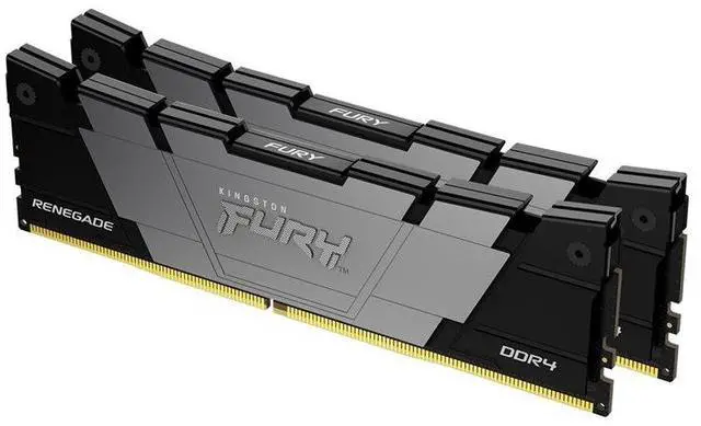 Main image of Kingston FURY Renegade - DDR4 - kit - 64 GB: 2 x 32 GB - DIMM 288-pin - 3600 MHz / PC4-28800 - CL18 - 1.2 V - unbuffered