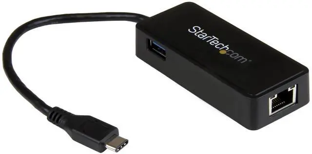 Main image of StarTech.com USB-C to Ethernet Gigabit Adapter - Thunderbolt 3 Compatible - USB Type C Network Adapter - USB C Ethernet Adapter