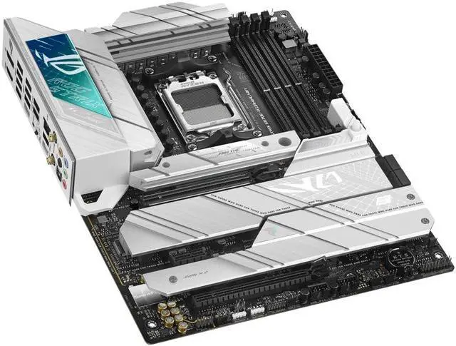 Alt view image 13 of 13 - ASUS ROG Strix X670E-A Gaming WiFi 6E Socket AM5 (LGA 1718) Ryzen 7000 Gaming Motherboard(16+2 Power Stages,PCIe® 5.0, DDR5,4xM.2 Slots,USB 3.2 Gen 2x2, WiFi 6E, AI Cooling II)