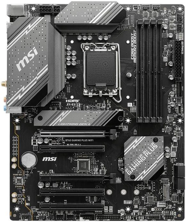 Alt view image 6 of 7 - 1700 MSI PRO B760 Gaming Plus WIFI