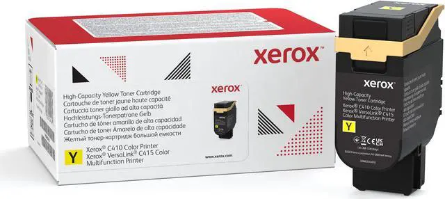 Alt view image 2 of 6 - Xerox High Yield Laser Toner Cartridge Box Return Program Yellow 006R04688