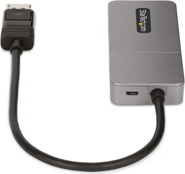 Alt view image 5 of 12 - StarTech 3-Port MST Hub DisplayPort to Triple 4K 60Hz MST14DP123HD