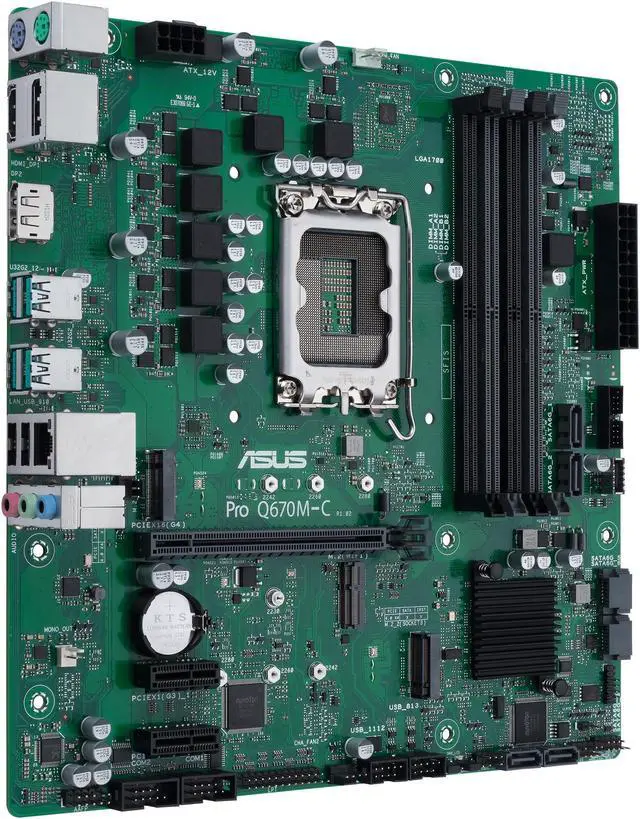 Alt view image 2 of 4 - 1700 ASUS PRO Q670M-C-CSM LGA1700 DDR5