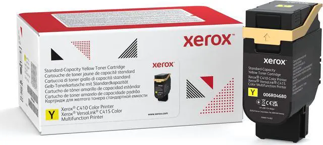 Alt view image 4 of 7 - Xerox Original Standard Yield Laser Toner Cartridge Yellow 006R04680