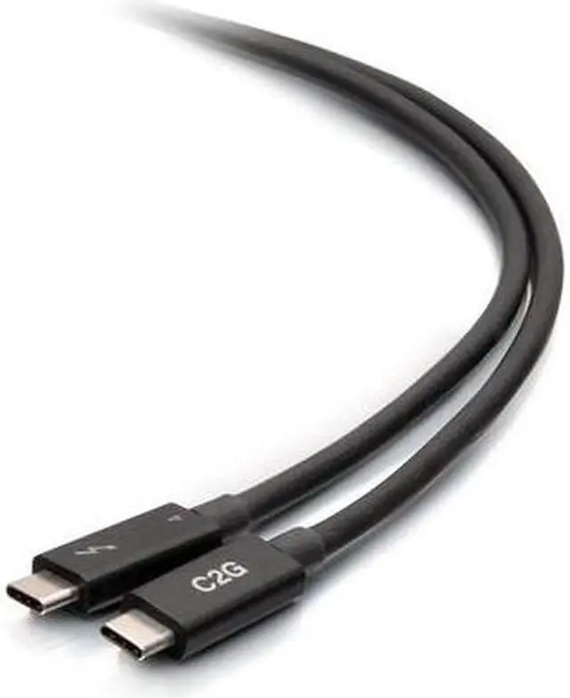 Alt view image 3 of 4 - C2G Model C2G28887 6 ft. Thunderbolt 4 USB-C Active Cable (40Gbps) Male to Male