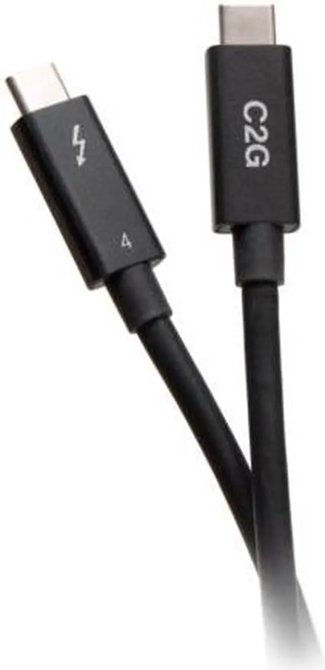 Alt view image 4 of 4 - C2G Model C2G28887 6 ft. Thunderbolt 4 USB-C Active Cable (40Gbps) Male to Male