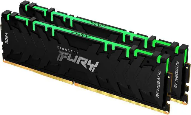 Alt view image 6 of 13 - Kingston Fury Renegade 16GB (2 x 8GB) 288-Pin PC RAM DDR4 3200 (PC4 25600) Desktop Memory Model KF432C16RBAK2/16