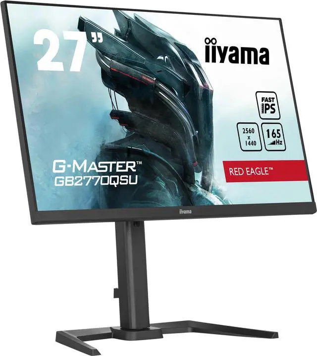 Alt view image 3 of 4 - iiyama LED-Monitor G-MASTER Red Eagle GB2770QSU-B5 - 68.6 cm (27") - 2560 x 1440 WQHD