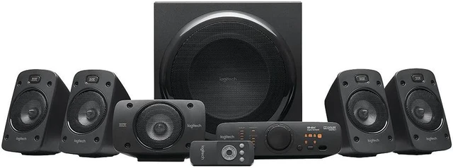 Alt view image 3 of 9 - Logitech Z-906 - speaker system - for home theater