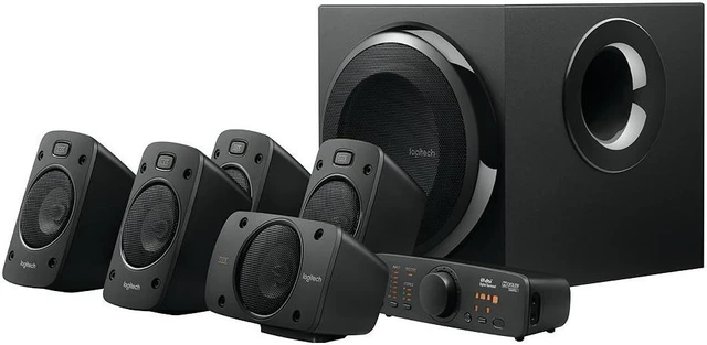Alt view image 4 of 9 - Logitech Z-906 - speaker system - for home theater